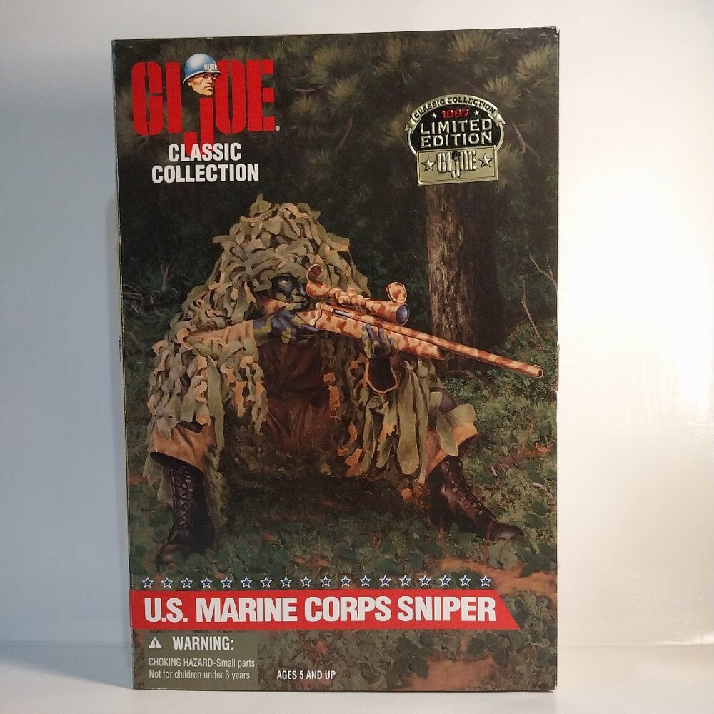 GI Joe Classic Collection U.S. Marine Corps Sniper, Limited Edition 1997 NIB
